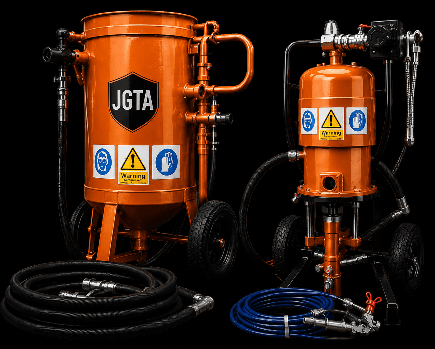 JGTA branded industrial coatings equipment